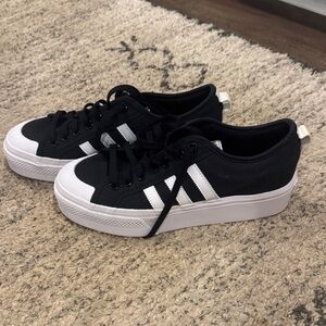 Adidas Nizza Black & white shoes